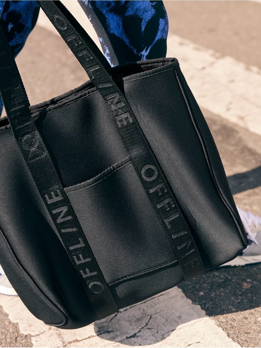 Offline by Aerie Neoprene Tote Bag - Black